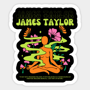 James Taylor // Yoga Sticker